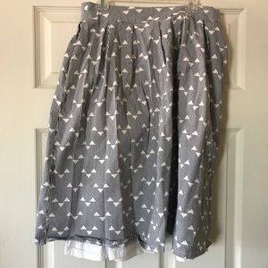 Fully lined opaque skirt from She Traveled (out of business)
